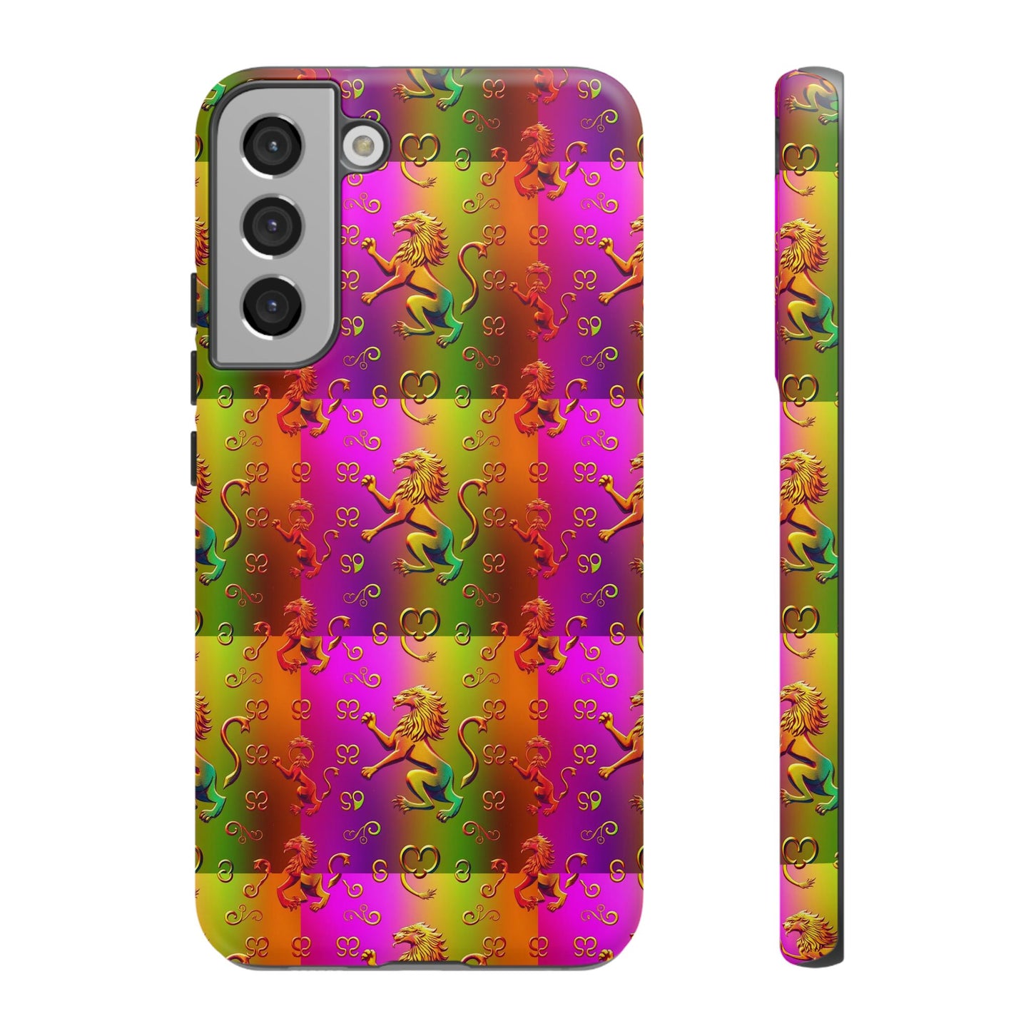 Tough Cases, Leo, Zodiac v1, Metal Pattern