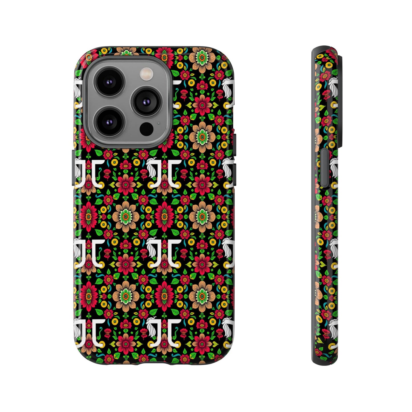 Tough Cases, Gemini, Zodiac v4, Flower Pattern