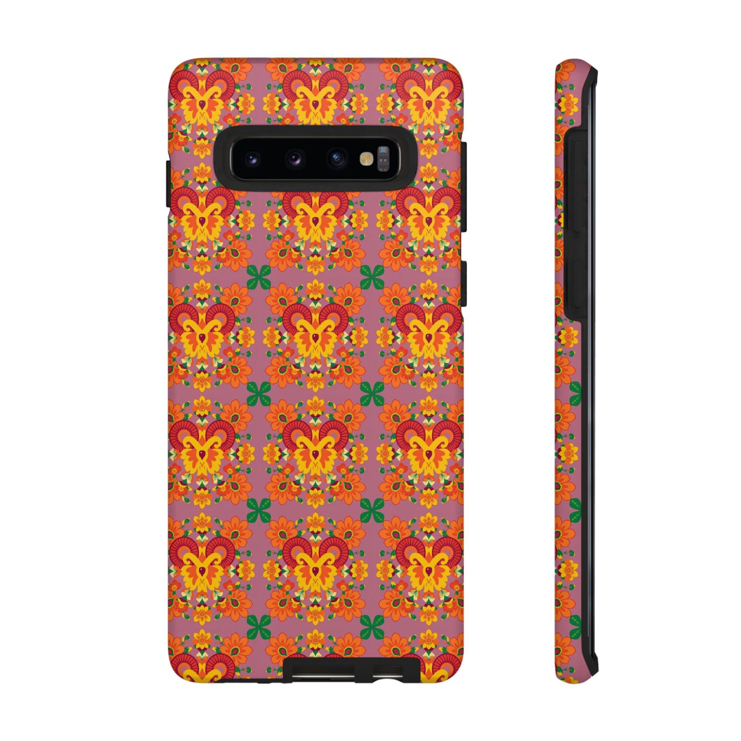 Tough Cases, Aries, Zodiac v1, Flower Pattern