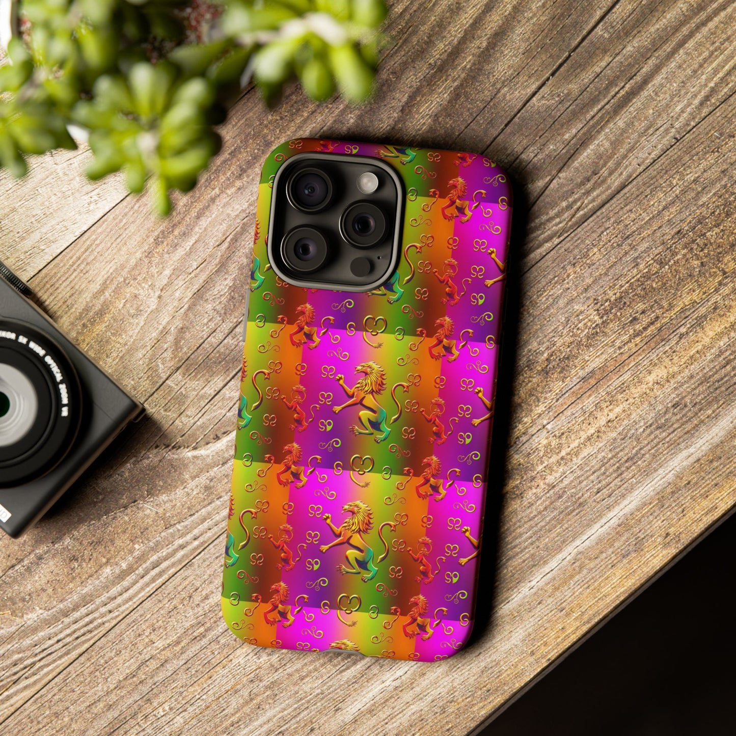 Tough Cases, Leo, Zodiac v1, Metal Pattern