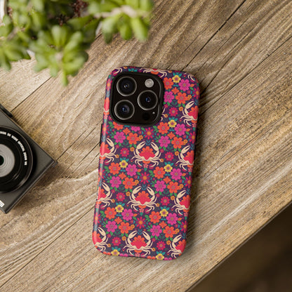 Tough Cases, Cancer, Zodiac v1, Flower Pattern