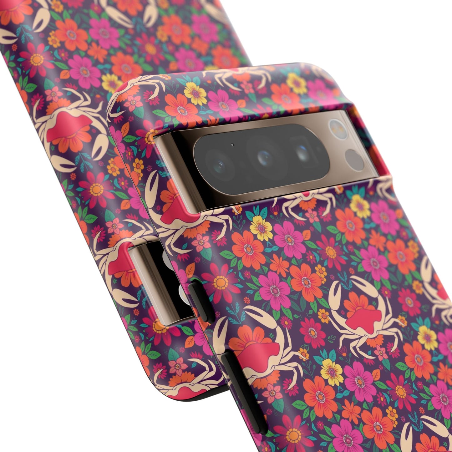 Tough Cases, Cancer, Zodiac v1, Flower Pattern