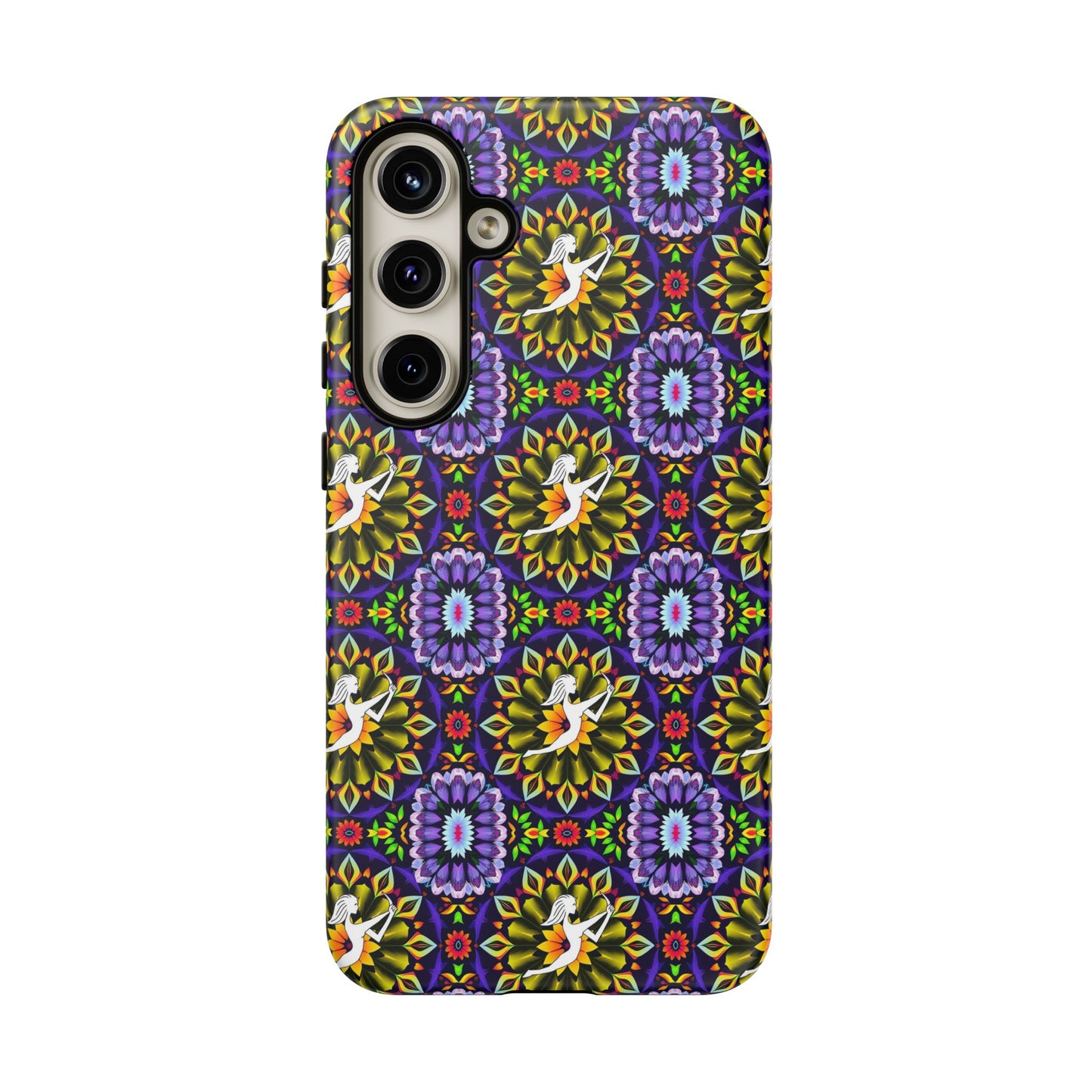 Tough Cases, Sagittarius, Zodiac v1, Flower Pattern