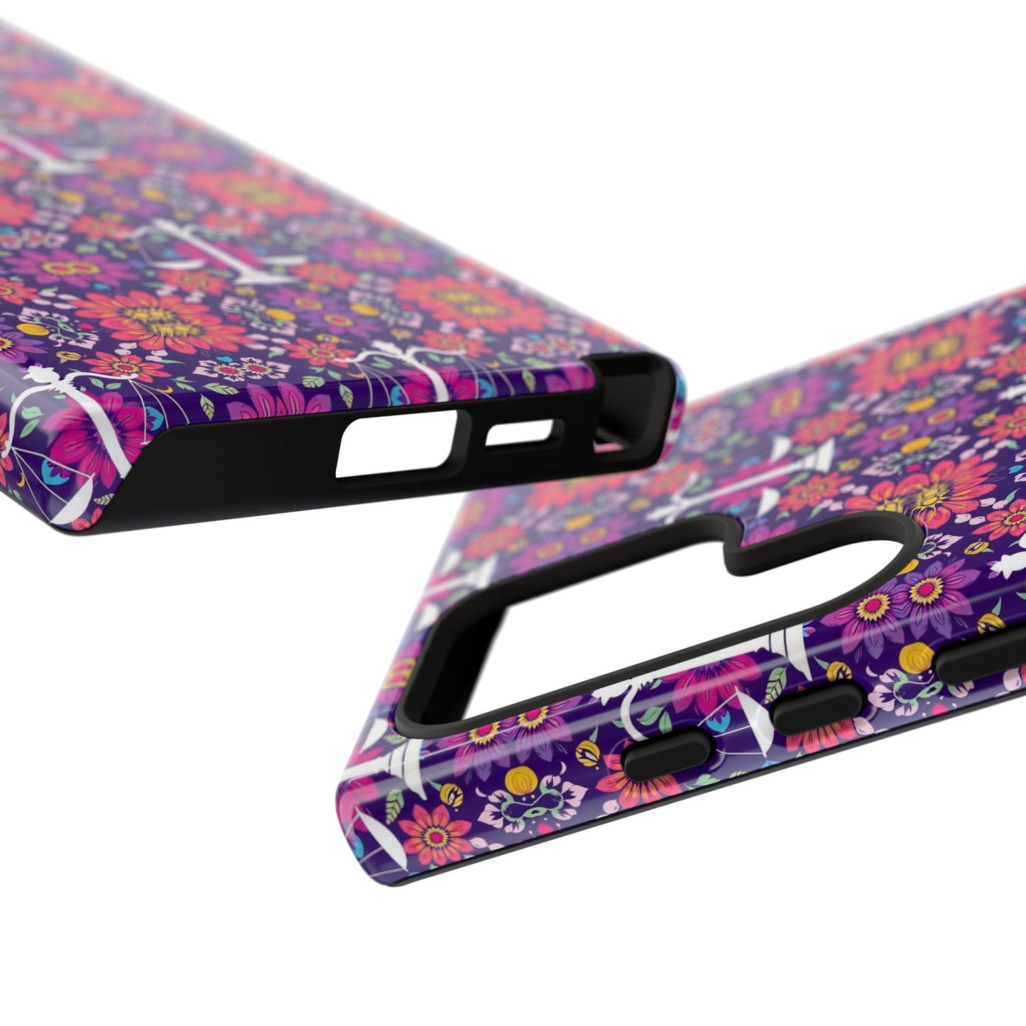 Tough Cases, Libra, Zodiac v4, Flower Pattern