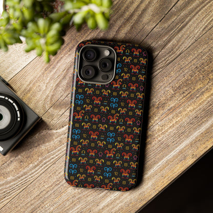 Tough Cases, Aries, Zodiac v1, Metal Pattern