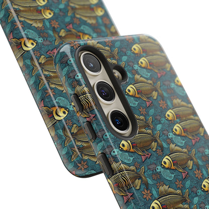 Tough Cases, Pisces, Zodiac v1, Metal Pattern