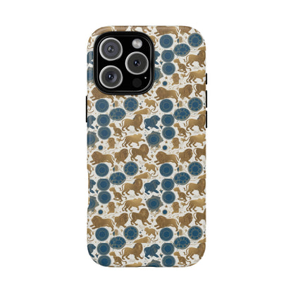 Tough Cases, Leo, Zodiac v2, Metal Pattern