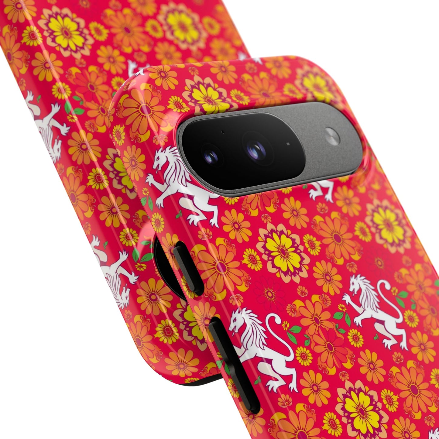 Tough Cases, Leo, Zodiac v4, Flower Pattern