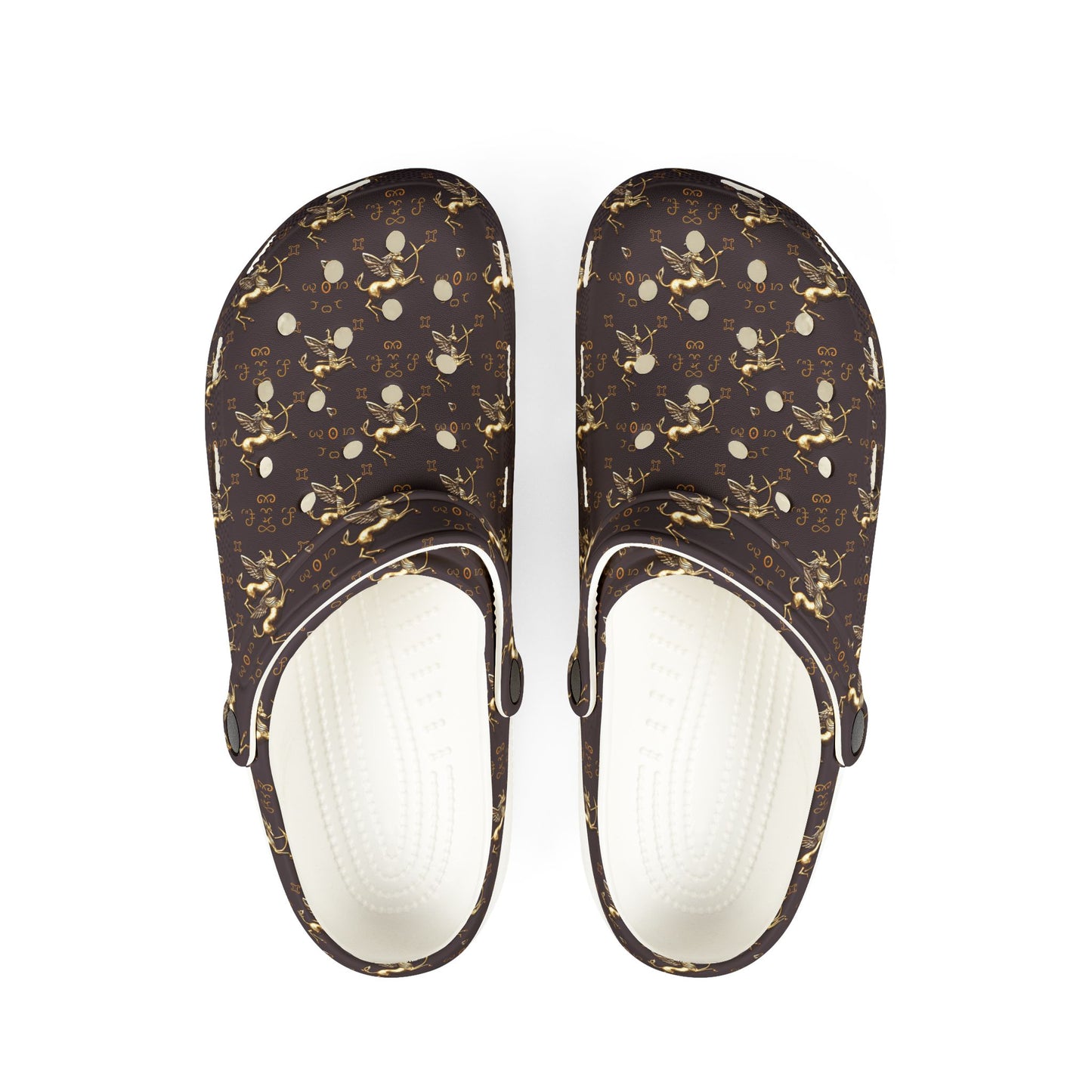 EVA Foam Rubber Shoes, (AOP), Sagittarius, Zodiac v2, Pattern