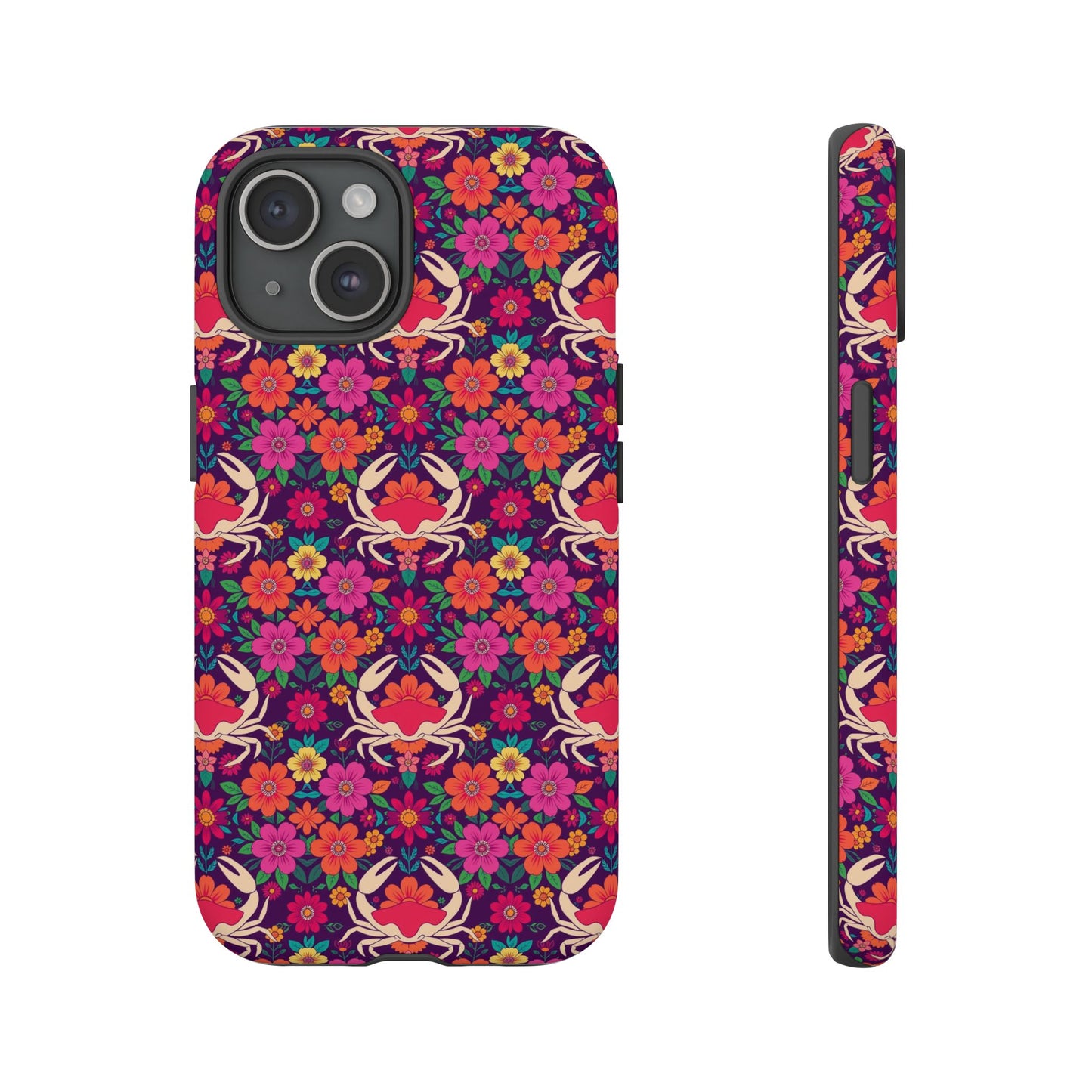 Tough Cases, Cancer, Zodiac v1, Flower Pattern