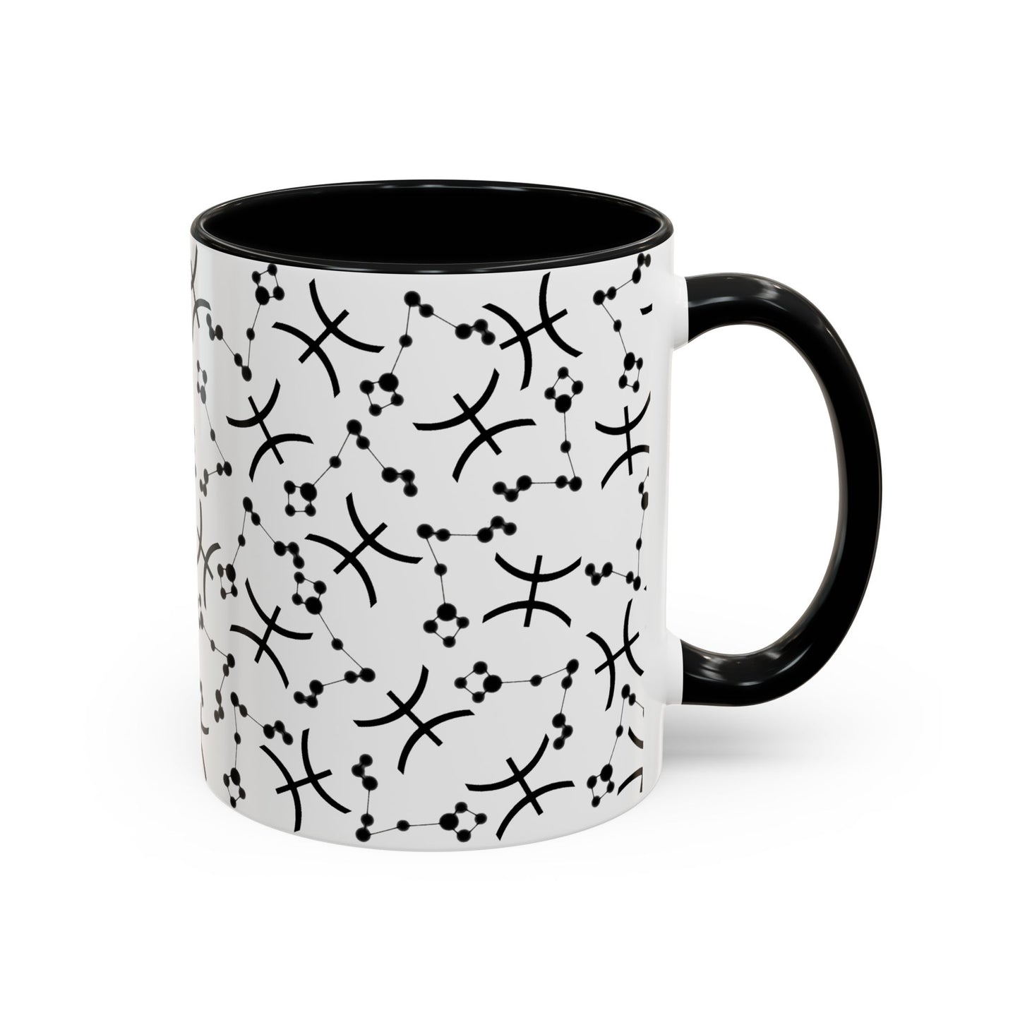 Accent Coffee Mug with the Pisces sign (11, 15oz)