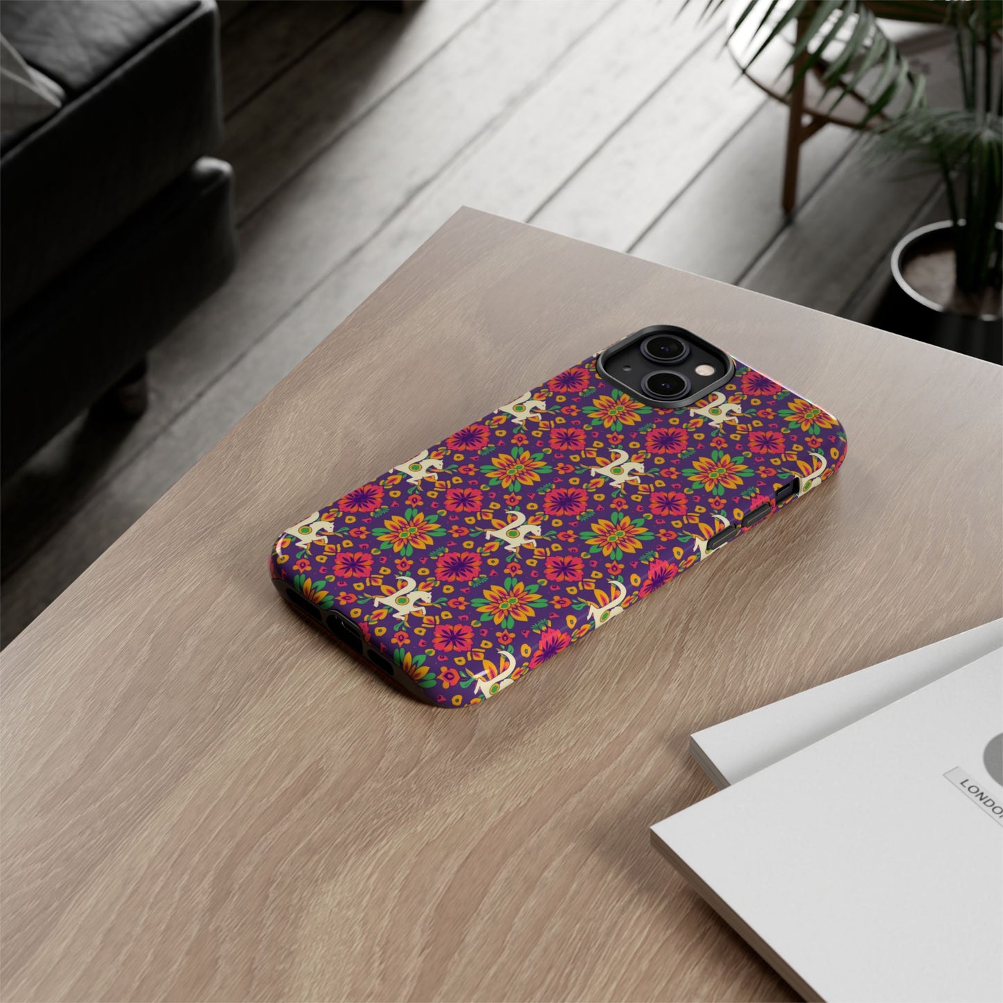 Tough Cases, Aquarius, Zodiac v1, Flower Pattern