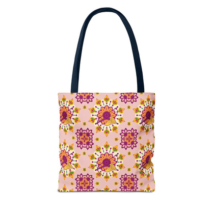 Tote Bag (AOP), Sagittarius, Zodiac, Flower Pattern