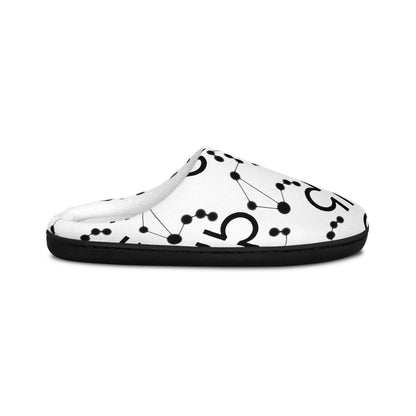 Women's Indoor Slippers, Libra Zodiac Sign