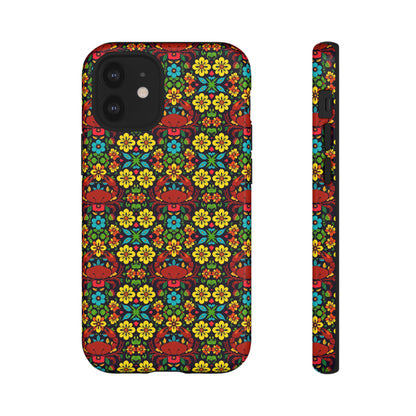Tough Cases, Cancer, Zodiac v2, Flower Pattern