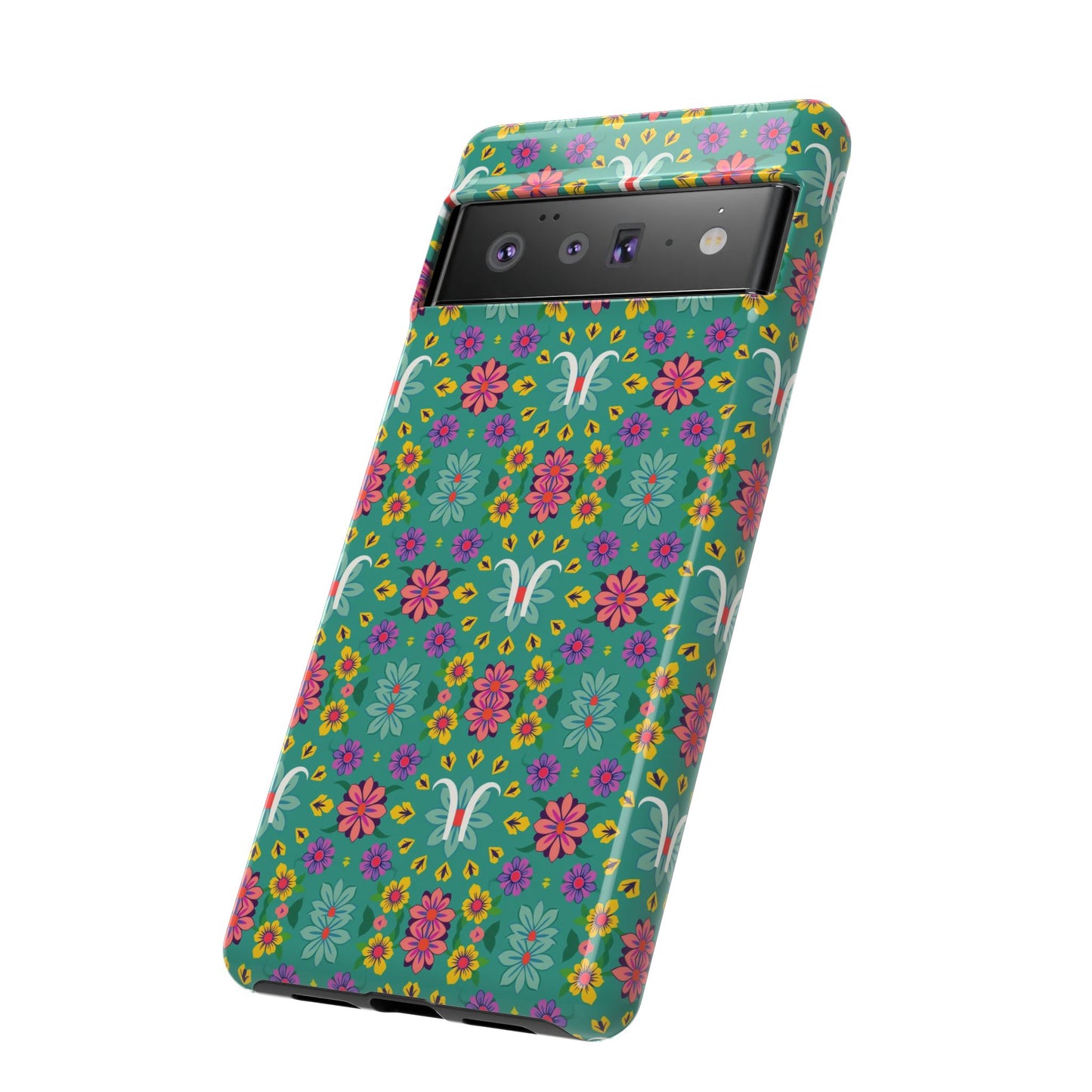 Tough Cases, Aquarius, Zodiac v4, Flower Pattern