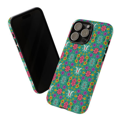 Tough Cases, Aquarius, Zodiac v4, Flower Pattern