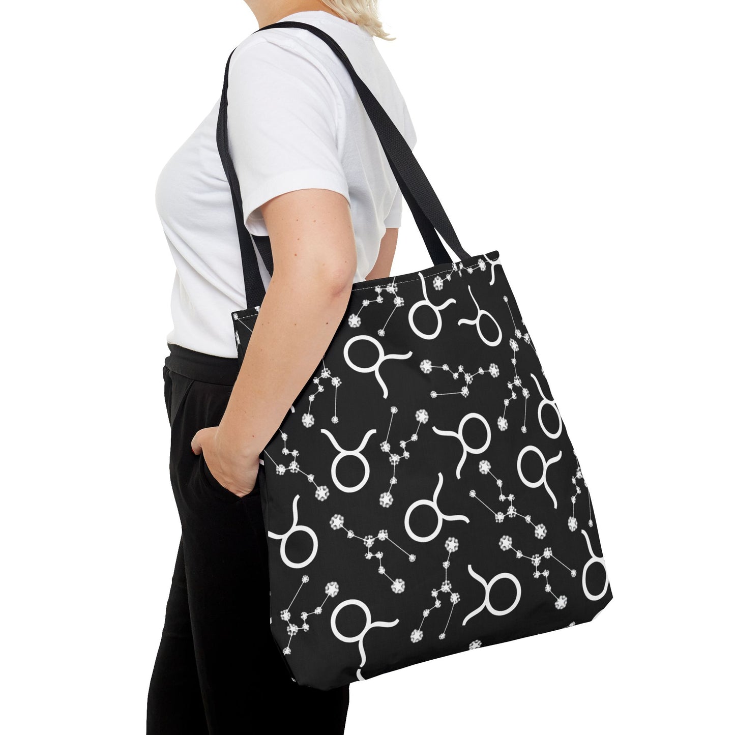 Tote Bag Taurus Zodiac sign AOP