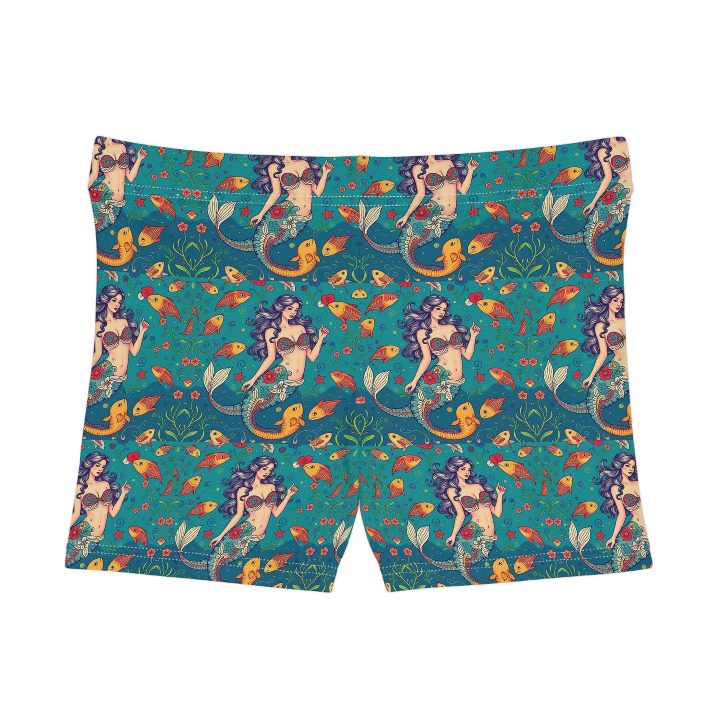 Women's Shorts, (AOP), Pisces, Zodiac v2, Sexy Pattern