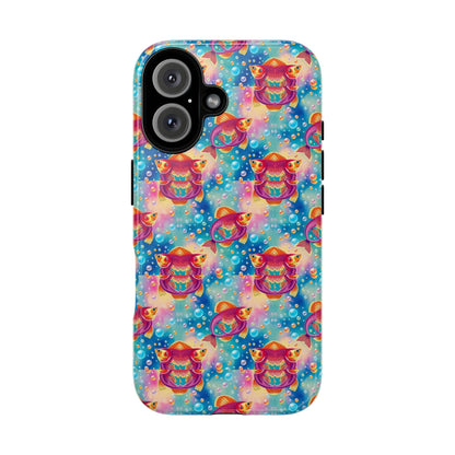 Tough Cases, Pisces, Zodiac v1, Bubble Pattern