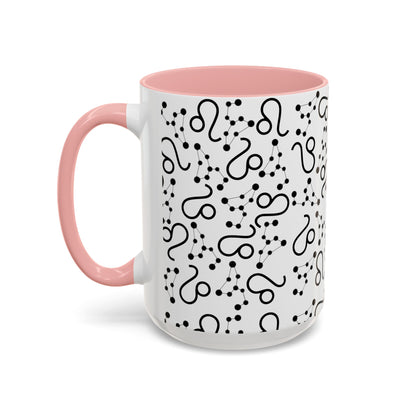 Accent Coffee Mug with the Leo sign (11, 15oz)