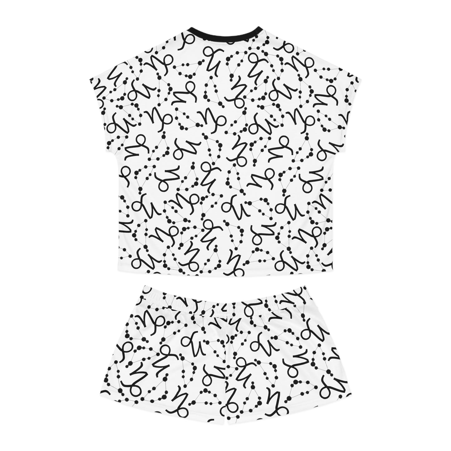 Women's Short Pajama Set Capricorn Zodiac Sign (AOP)