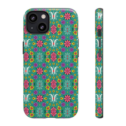Tough Cases, Aquarius, Zodiac v4, Flower Pattern