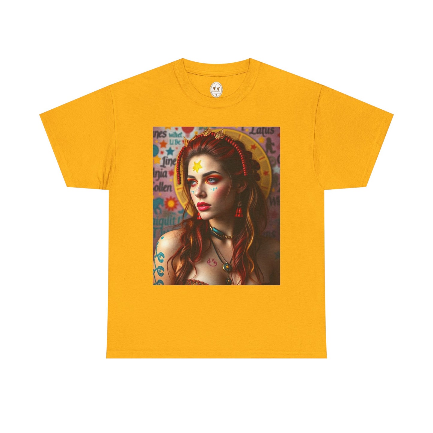 Unisex Heavy Cotton T-Shirt, Sagittarius, Zodiac, Sexy Art