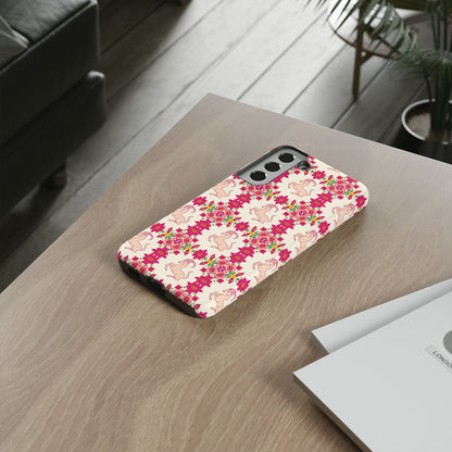 Tough Cases, Capricorn, Zodiac v3, Flower Pattern