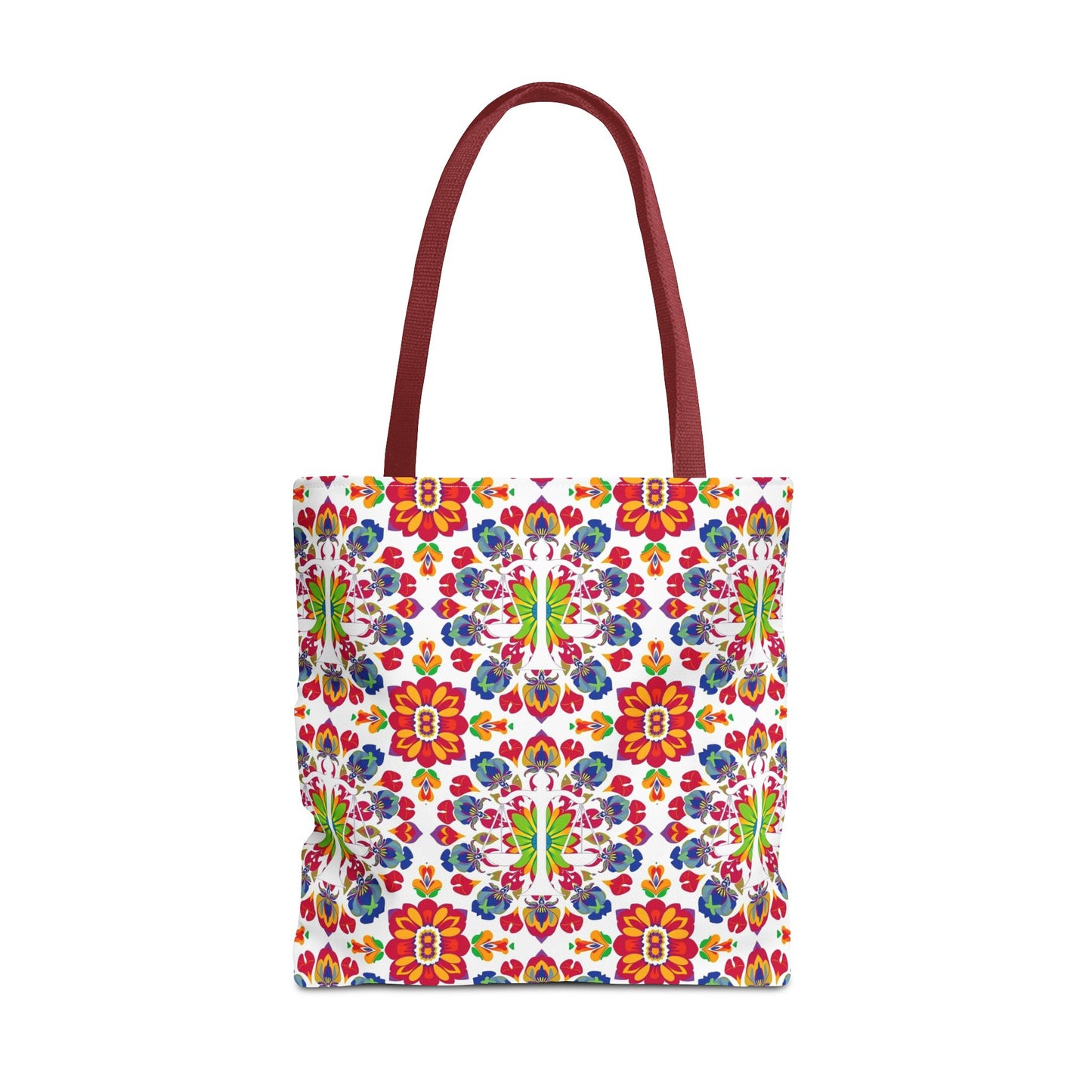 Tote Bag, (AOP), Libra, Zodiac v5, Flower Pattern