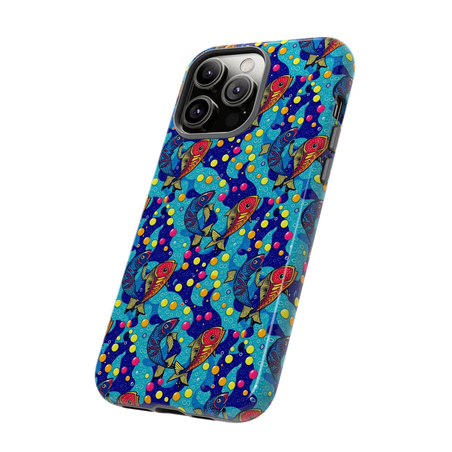 Tough Cases, Pisces, Zodiac v2, Bubble Pattern