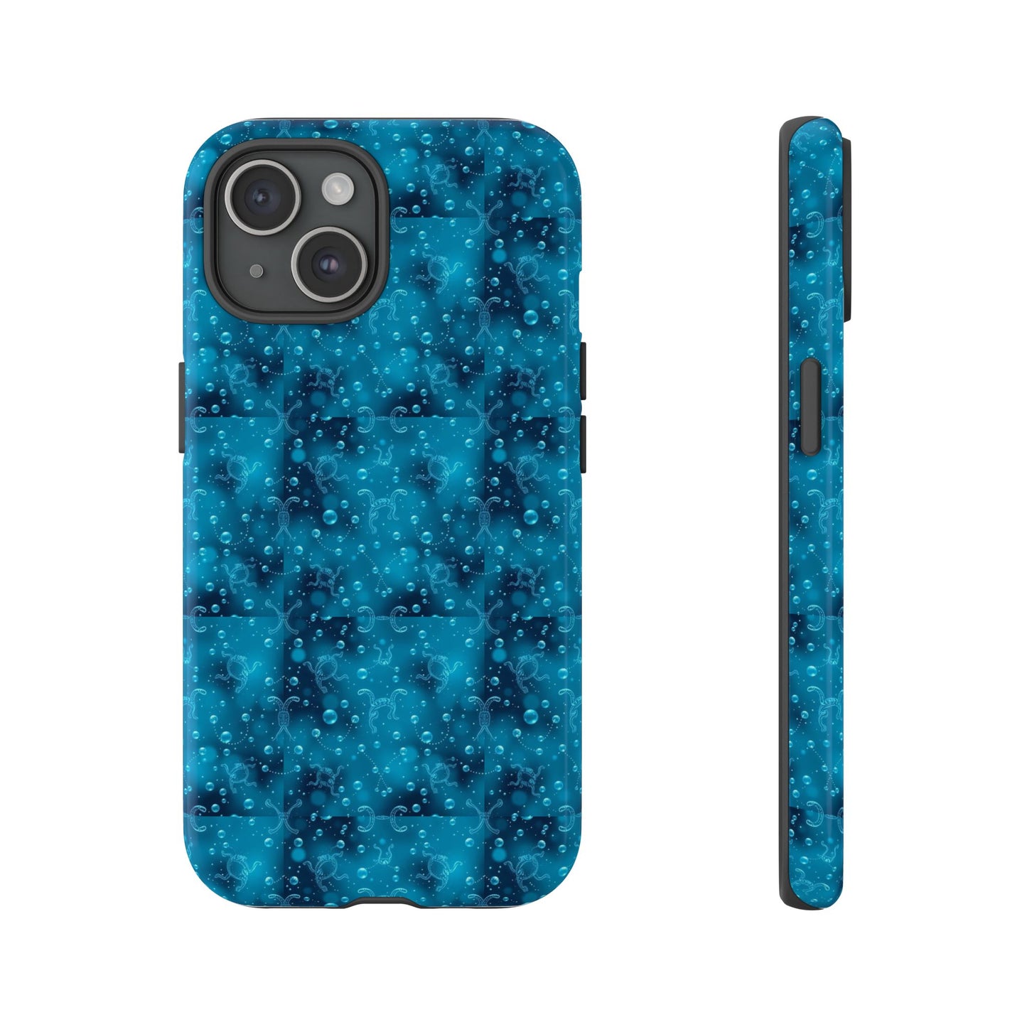 Tough Cases, Aquarius, Zodiac v3, Bubble Pattern