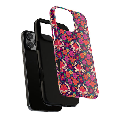 Tough Cases, Cancer, Zodiac v1, Flower Pattern