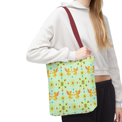 Tote Bag (AOP), Gemini, Zodiac v1, Jewel Pattern