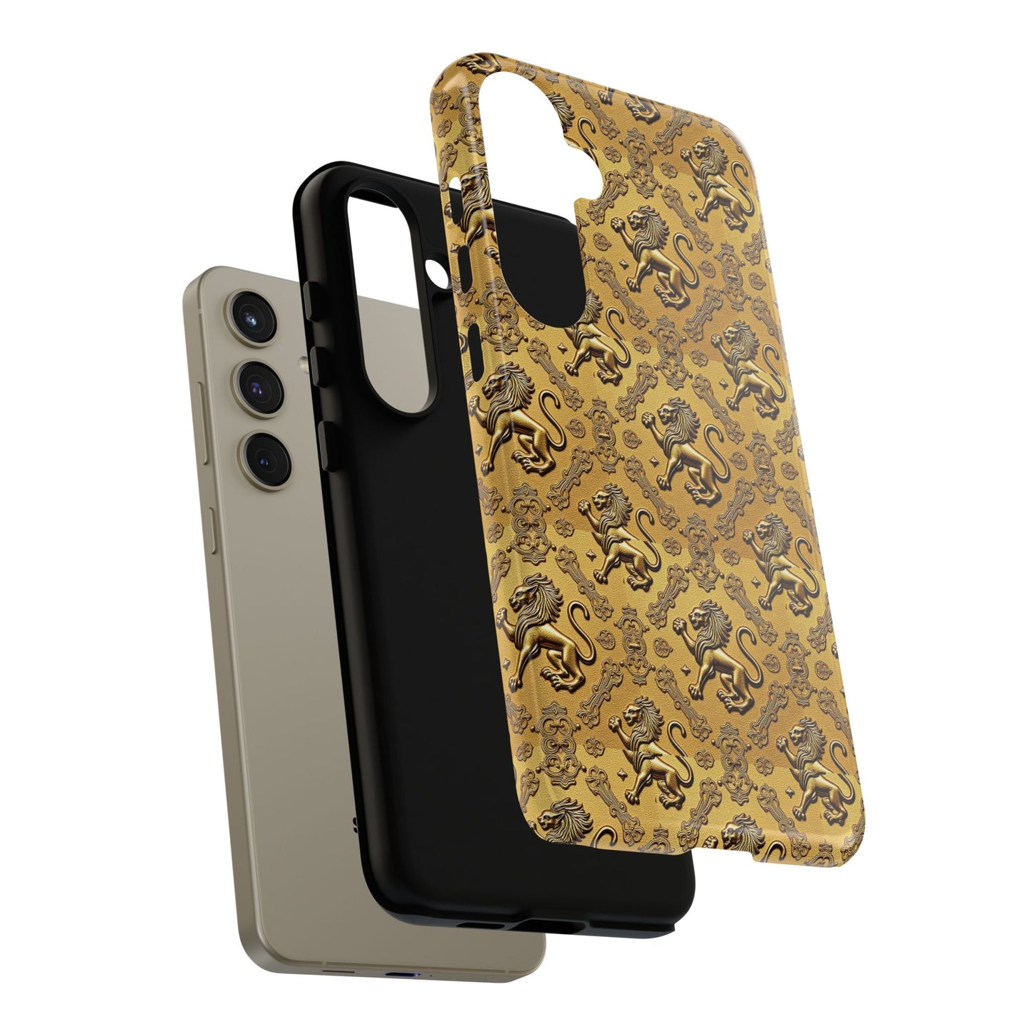 Tough Cases, Leo, Zodiac, Metal Pattern