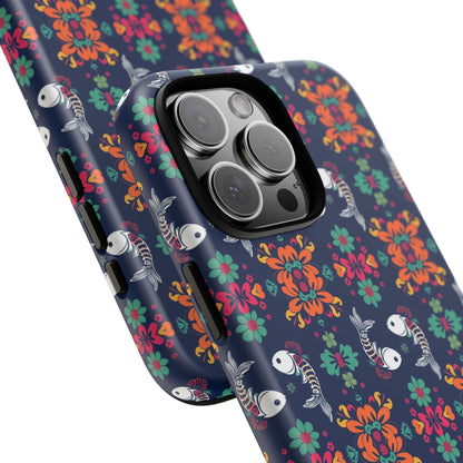 Tough Cases, Pisces, Zodiac, Flower Pattern