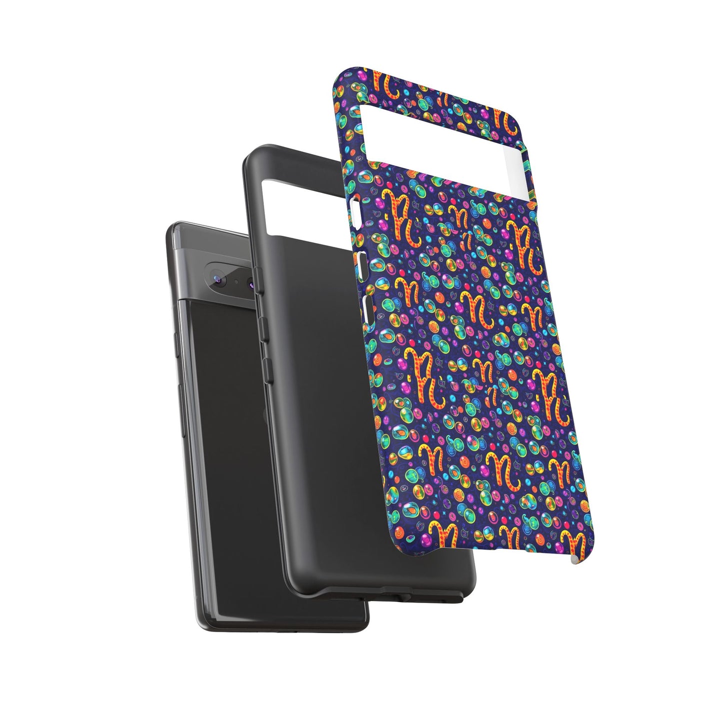 Tough Cases, Aquarius, Zodiac, Bubble Pattern