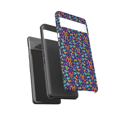 Tough Cases, Aquarius, Zodiac, Bubble Pattern