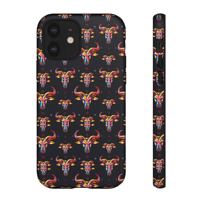 Tough Cases, Taurus, Zodiac, Metal Pattern
