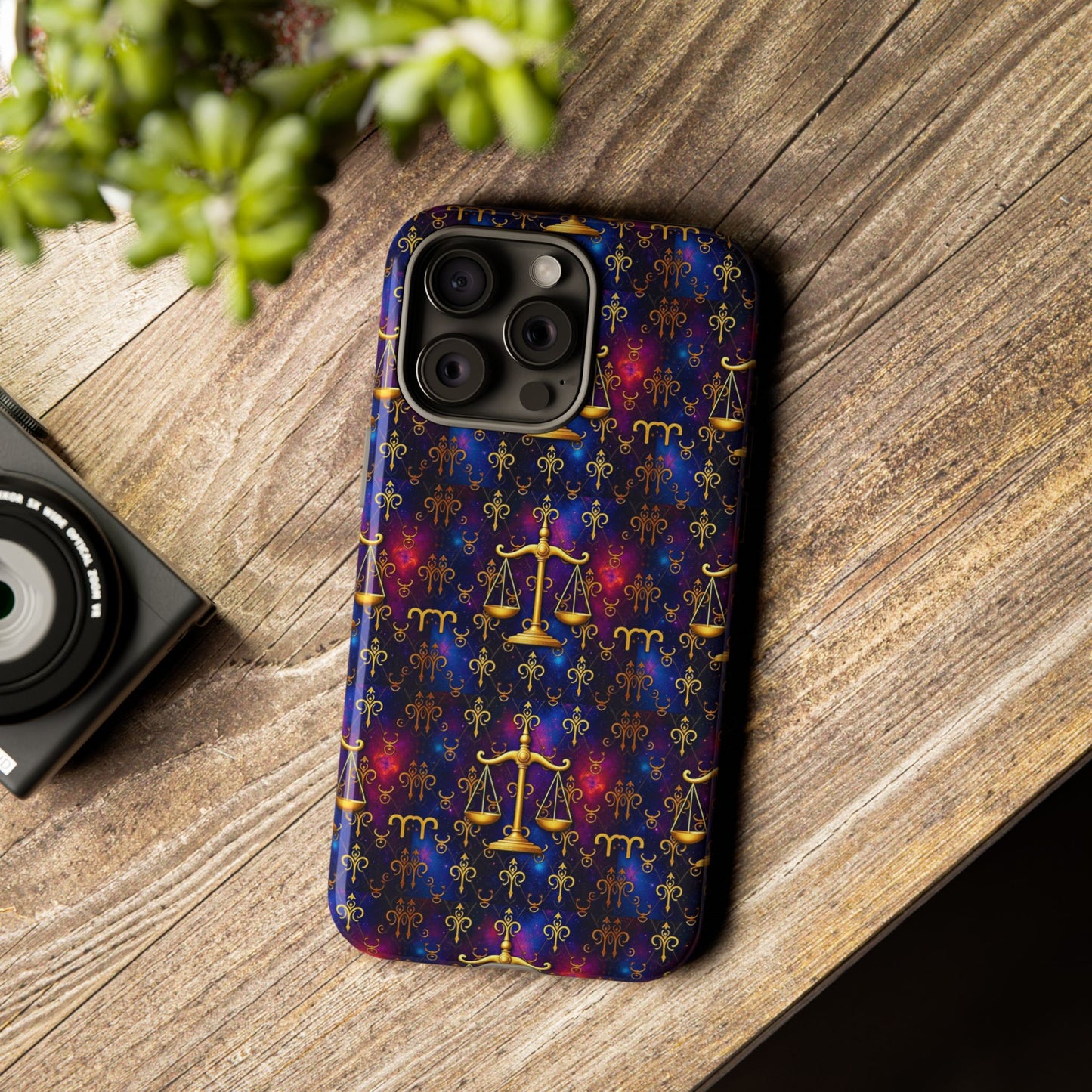 Tough Cases, Libra, Zodiac v2, Metal Pattern