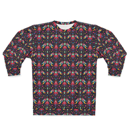 Unisex Sweatshirt (AOP), Virgo, Zodiac v4, Jewel Pattern