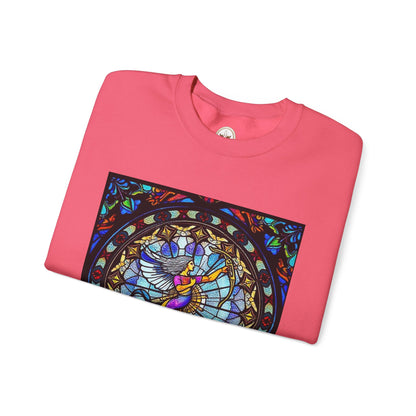 Unisex Heavy Blend™ Crewneck Sweatshirt, Glass, Sagittarius Zodiac Design