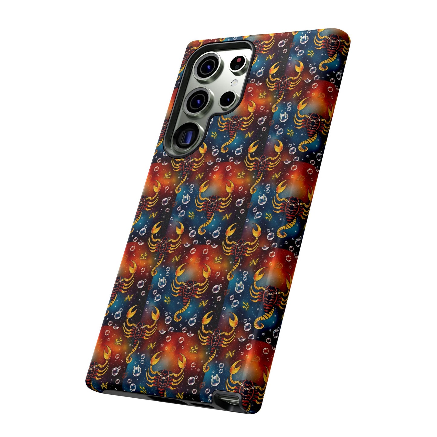 Tough Cases, Scorpio, Zodiac v2, Bubble Pattern