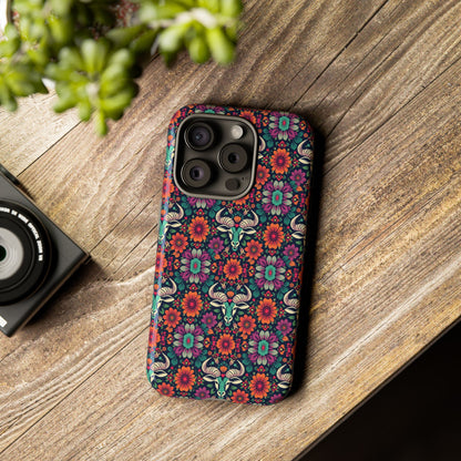 Tough Cases, Taurus, Zodiac v4, Flower Pattern