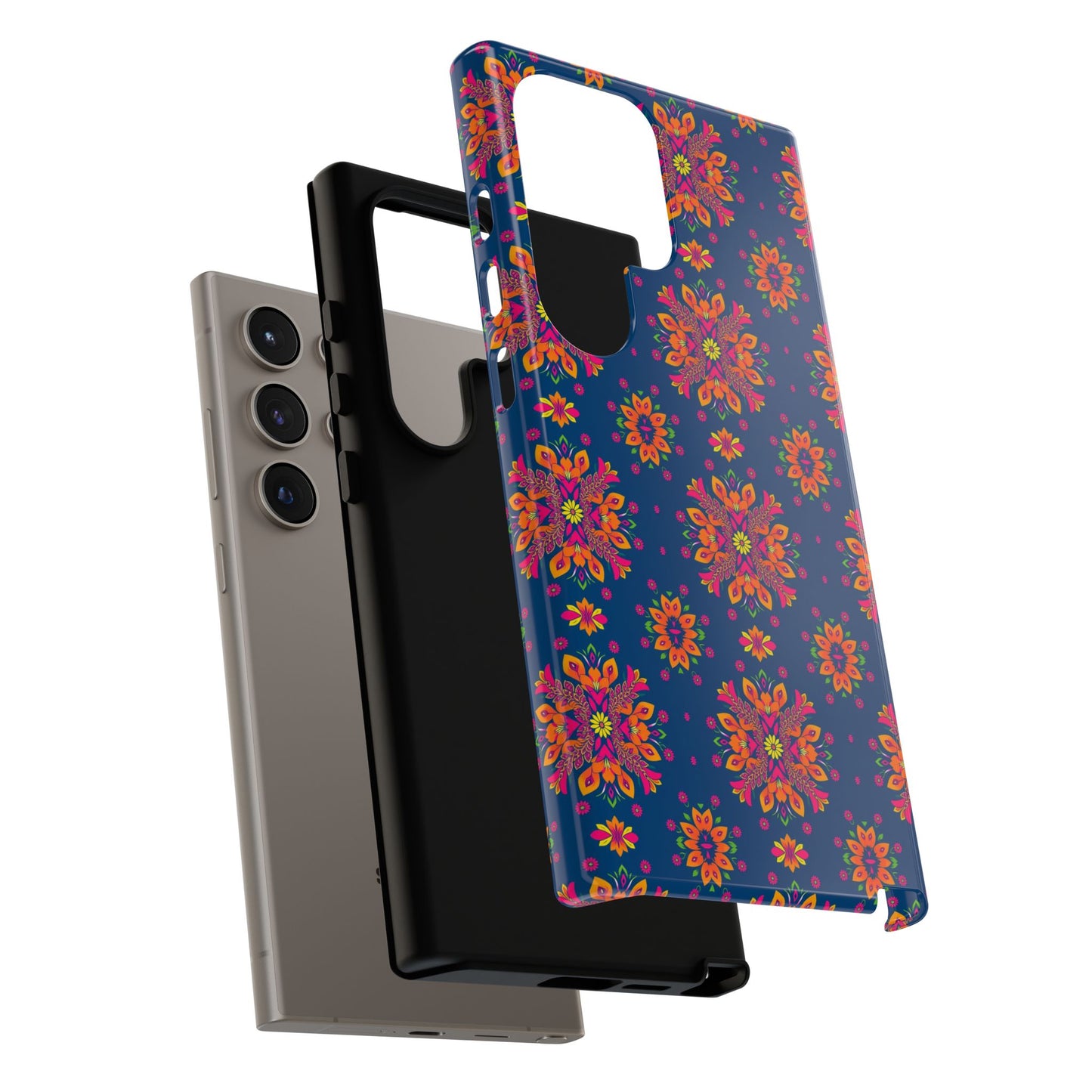 Tough Cases, Gemini, Zodiac v2, Flower Pattern