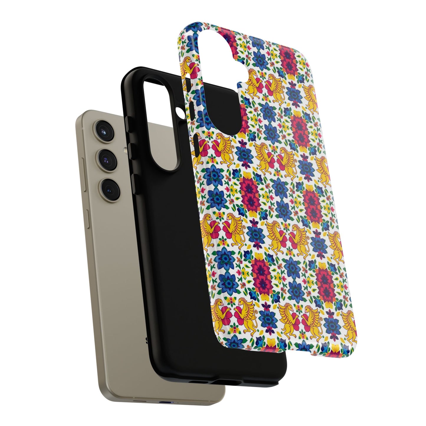 Tough Cases, Gemini, Zodiac, Flower Pattern