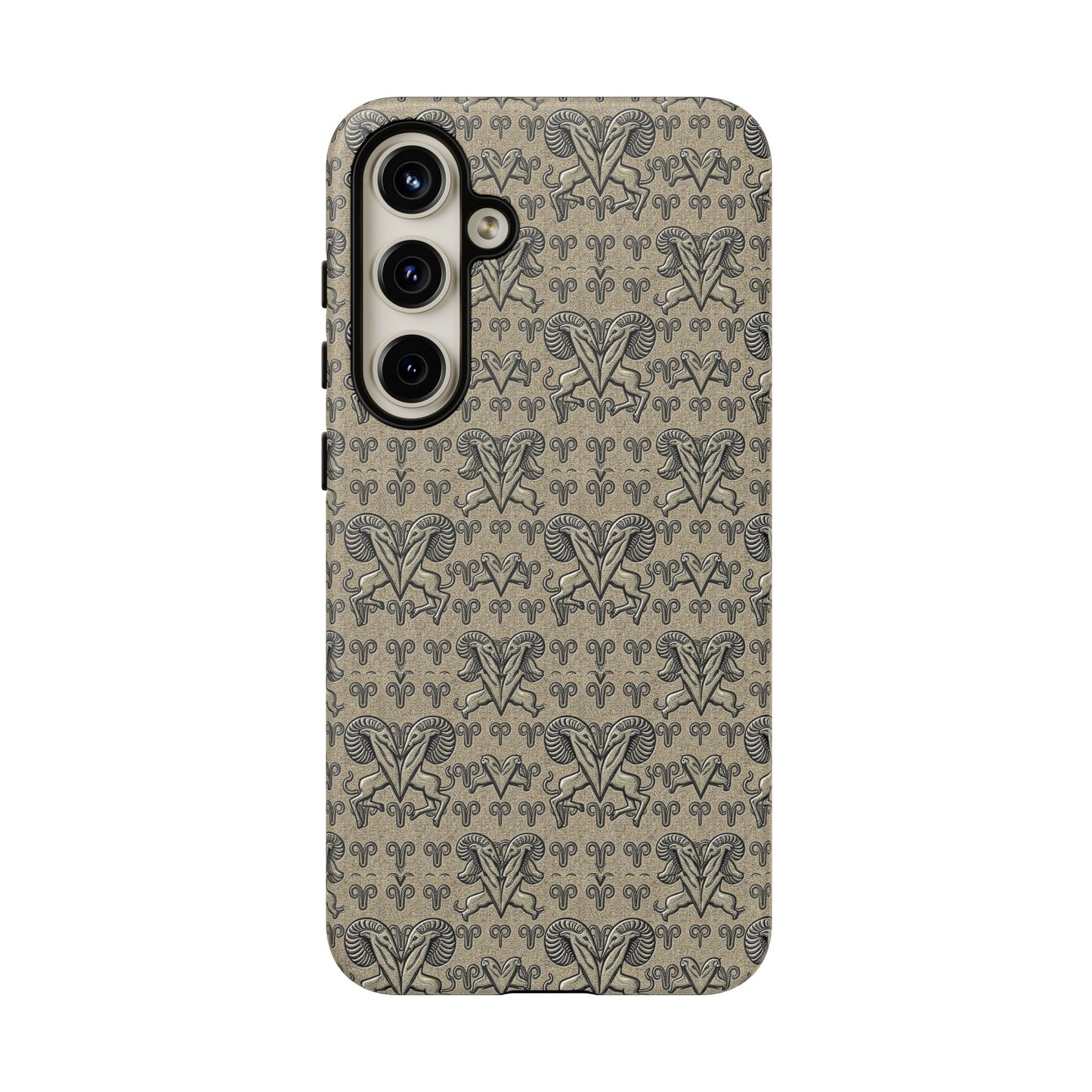 Tough Cases, Aries, Zodiac, Metal Pattern