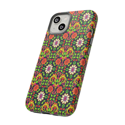 Tough Cases, Aries, Zodiac v4, Flower Pattern
