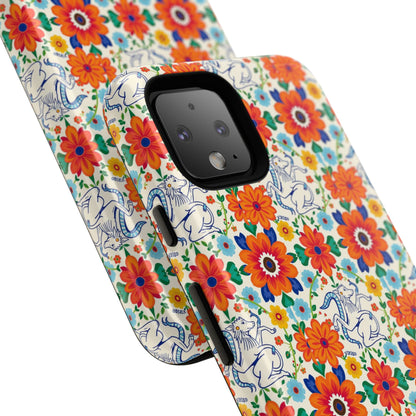 Tough Cases, Virgo, Zodiac v4, Flower Pattern