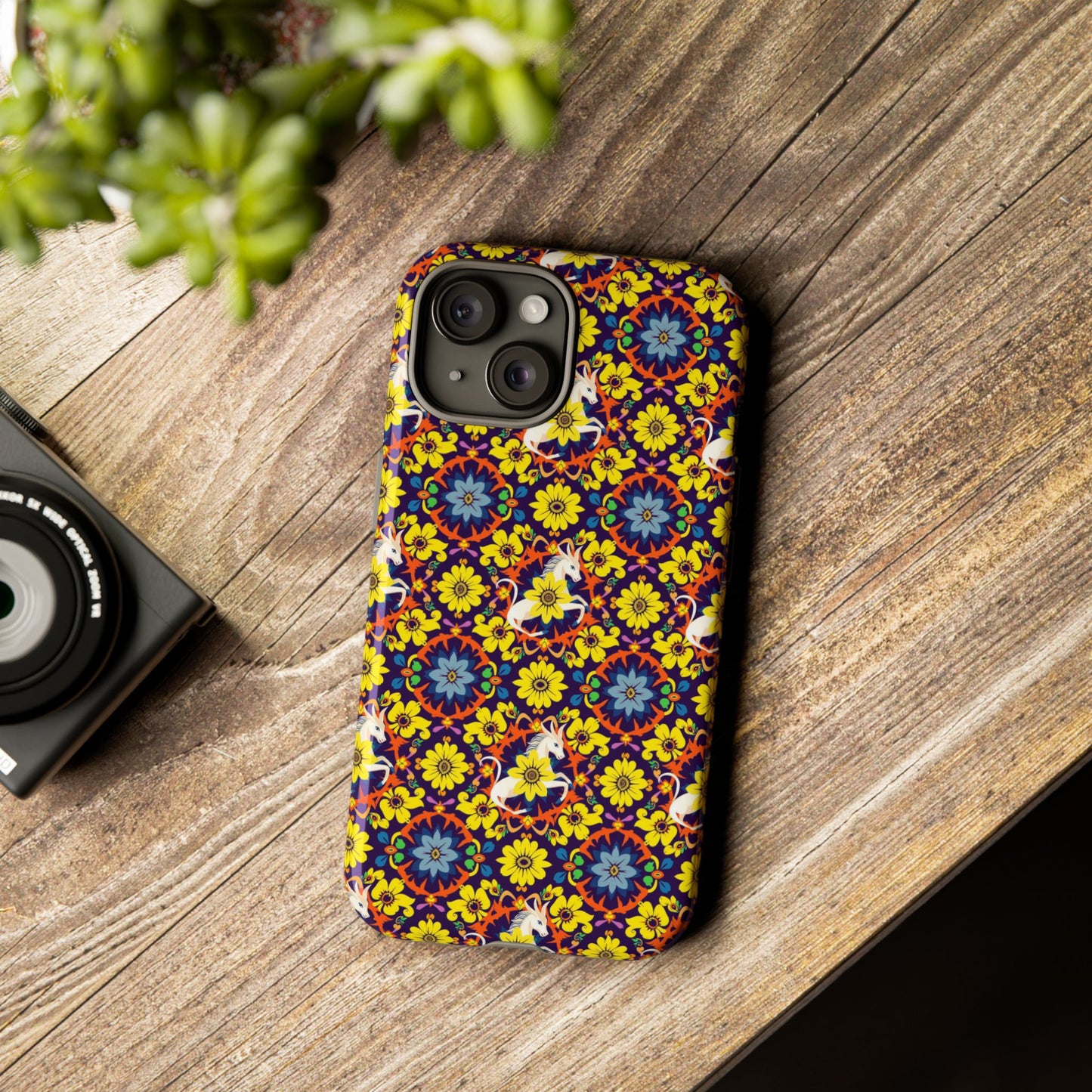Tough Cases, Aquarius, Zodiac v3, Flower Pattern